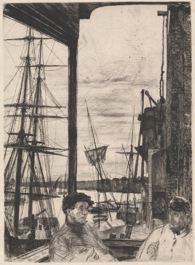 Rotherhithe K. 66 III tól alkotó: James Abbott McNeill Whistler