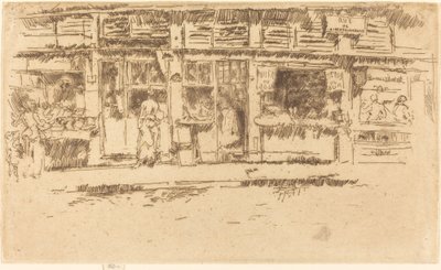 Rue de la Rochefoucauld alkotó: James Abbott McNeill Whistler