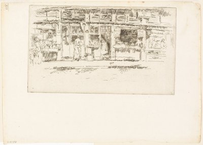 Rue de la Rochefoucauld alkotó: James Abbott McNeill Whistler