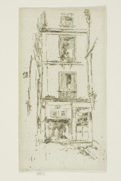 Rue des Bons Enfants, Tours alkotó: James McNeill Whistler