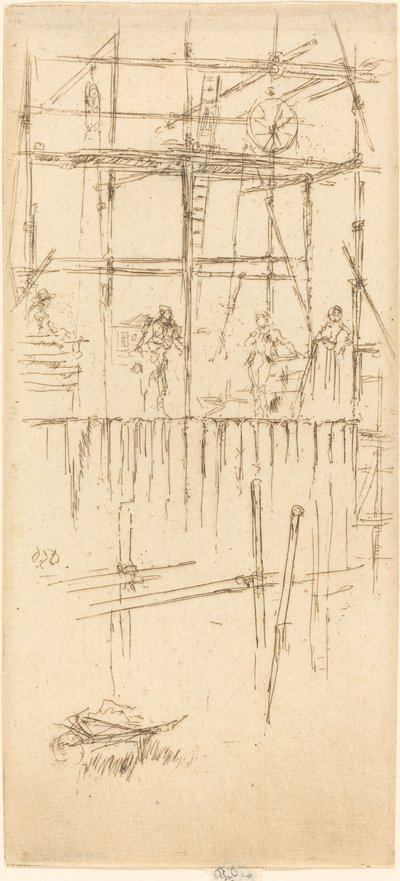 Savoy állványzat alkotó: James Abbott McNeill Whistler