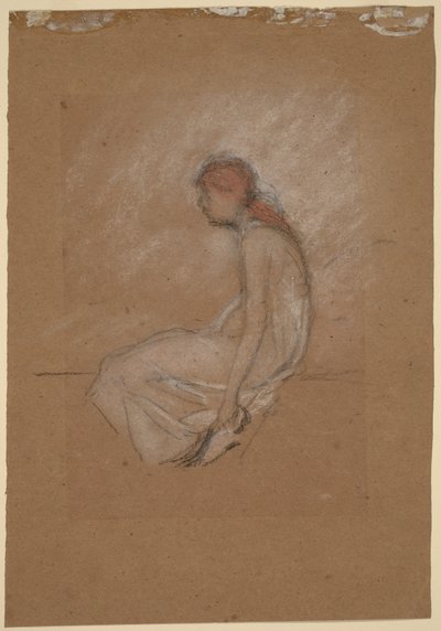 Ülő nő vörös hajjal alkotó: James McNeill Whistler