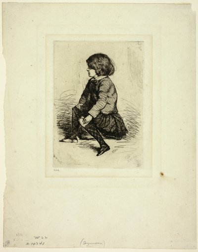 Seymour Haden, Jr, ül alkotó: James Abbott McNeill Whistler