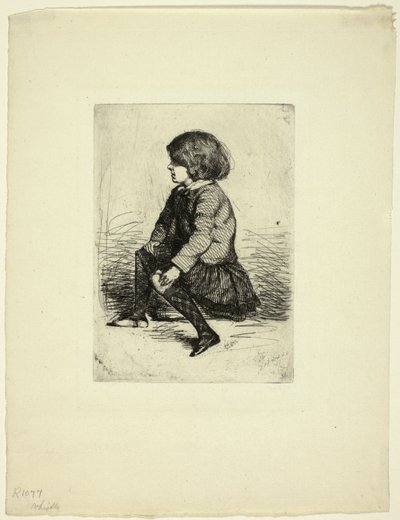 Seymour Haden, Jr, ül alkotó: James Abbott McNeill Whistler