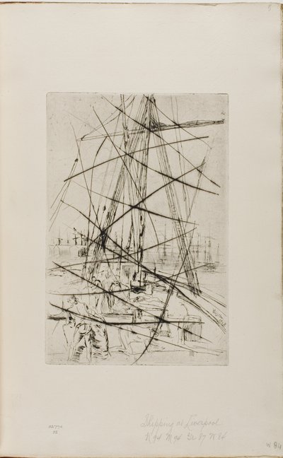Szállítás Liverpoolban alkotó: James Abbott McNeill Whistler