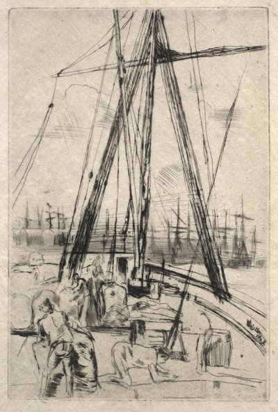 Szállítás Liverpoolban alkotó: James McNeill Whistler