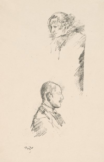 Vázlatok Miss Philipről és Mr. A. Studdról alkotó: James Abbott McNeill Whistler