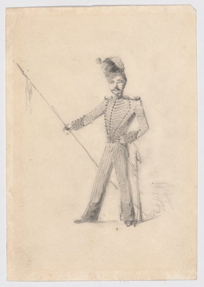 Katona Lance-szel alkotó: James Abbott McNeill Whistler