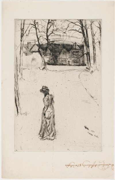Speke Hall: The Avenue alkotó: James Abbott McNeill Whistler