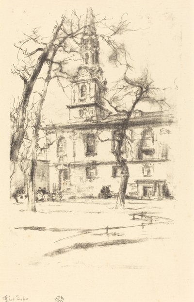 St. Giles-in-the-Fields alkotó: James Abbott McNeill Whistler