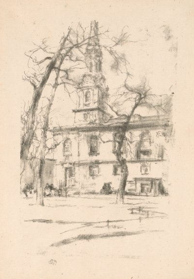 St. Giles-in-the-Fields alkotó: James Abbott McNeill Whistler
