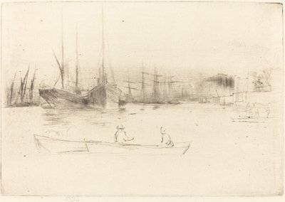 Gőzhajók a toronyról alkotó: James Abbott McNeill Whistler