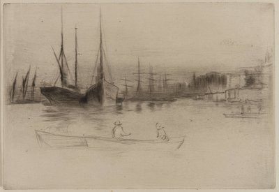 Gőzhajók a toronyról alkotó: James Abbott McNeill Whistler