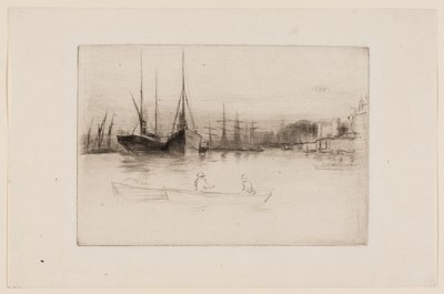 Gőzhajók a toronyról alkotó: James Abbott McNeill Whistler