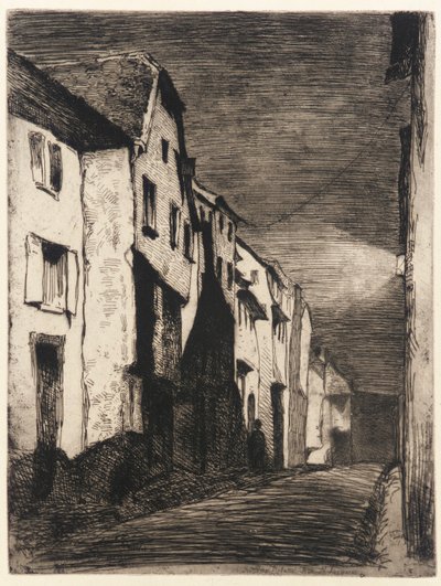 Saverne utca alkotó: James Abbott McNeill Whistler