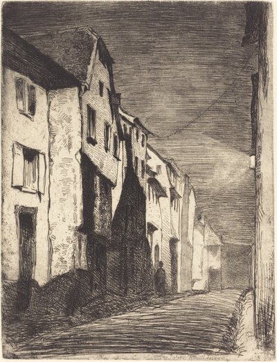 Saverne utca alkotó: James Abbott McNeill Whistler