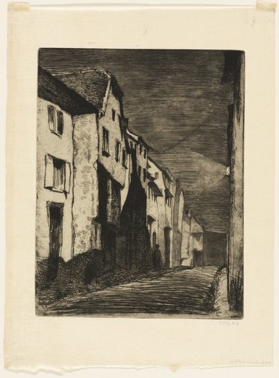 Saverne utca alkotó: James Abbott McNeill Whistler