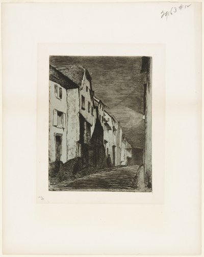 Saverne utca alkotó: James Abbott McNeill Whistler