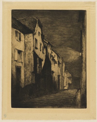 Saverne utca alkotó: James Abbott McNeill Whistler