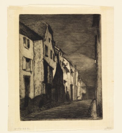 Saverne-i utca alkotó: James Abbott McNeill Whistler