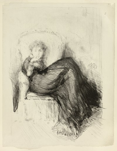 Tanulmány: Maud ülve alkotó: James Abbott McNeill Whistler