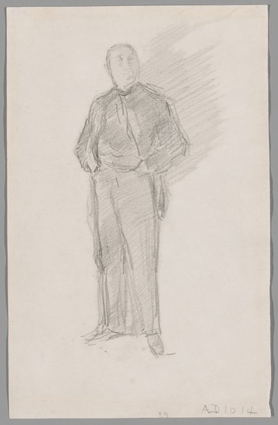 Tanulmány Thomas Way portréjához alkotó: James McNeill Whistler