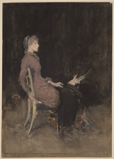 Tanulmány feketével és arannyal (Madge O