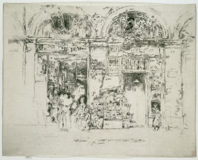 Napraforgó, St Germain piac, Párizs alkotó: James McNeill Whistler