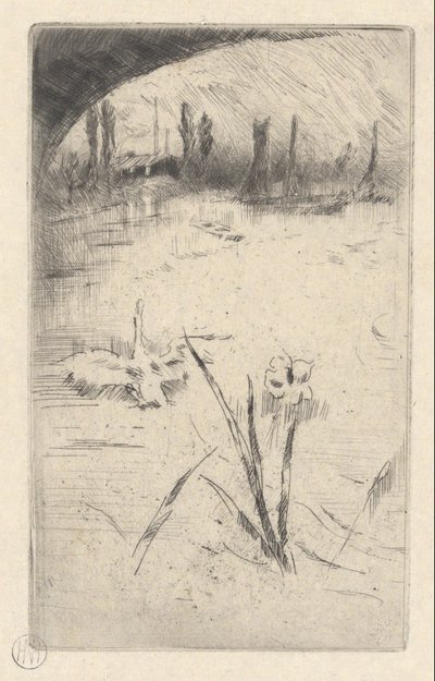 Swan és Iris alkotó: James Abbott McNeill Whistler