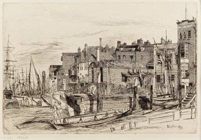 Temzei rendőrség alkotó: James Abbott McNeill Whistler