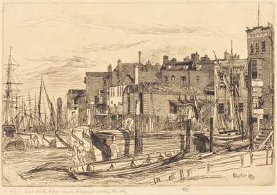 Temzei rendőrség alkotó: James McNeill Whistler