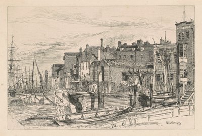Temzei rendőrség alkotó: James McNeill Whistler
