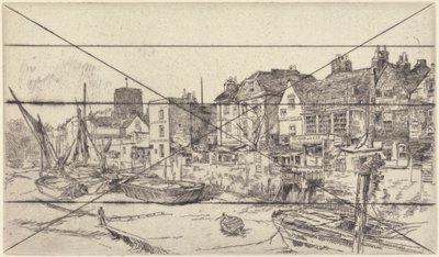 Az "Ádám és Éva", Old Chelsea alkotó: James Abbott McNeill Whistler