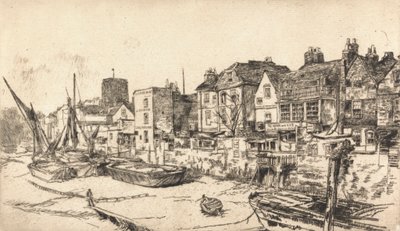 Ádám és Éva taverna, Old Chelsea alkotó: James Abbott McNeill Whistler