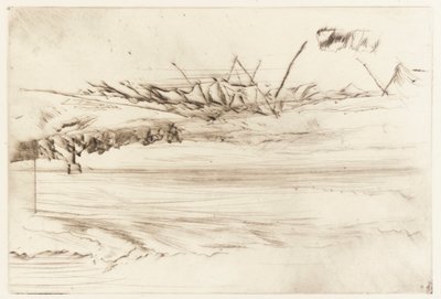 The Beach, Hastings alkotó: James Abbott McNeill Whistler