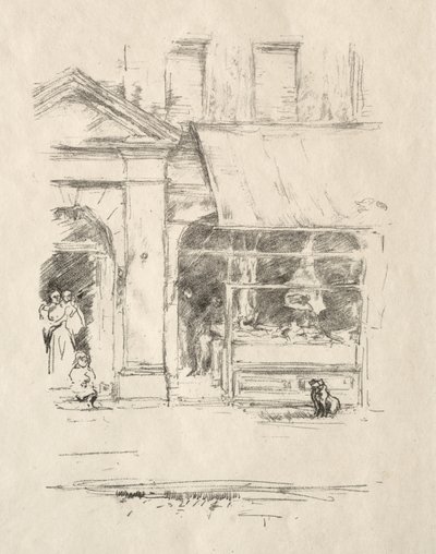 A mészáros kutyája alkotó: James McNeill Whistler