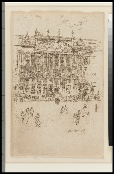 A templom – Brüsszel (imádás) alkotó: James Abbott McNeill Whistler