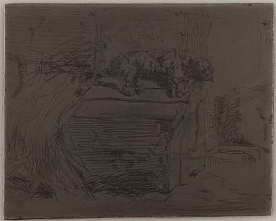 A kutya a kennelben alkotó: James Abbott McNeill Whistler