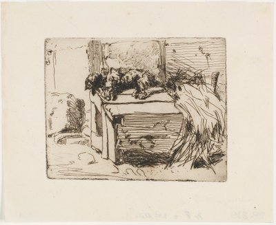 A kutya a kennelben alkotó: James Abbott McNeill Whistler