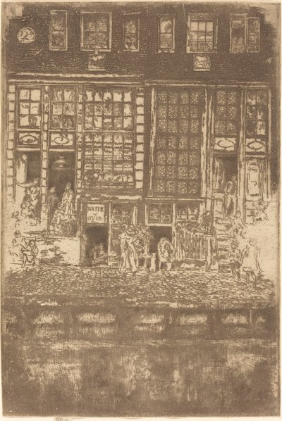 A hímzett függöny alkotó: James Abbott McNeill Whistler