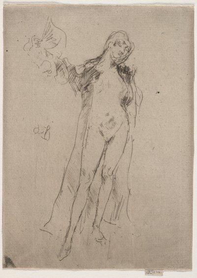 A ventilátor (3. modell) alkotó: James McNeill Whistler