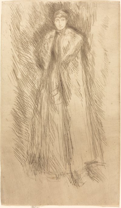 A Szőrmeköpeny alkotó: James Abbott McNeill Whistler