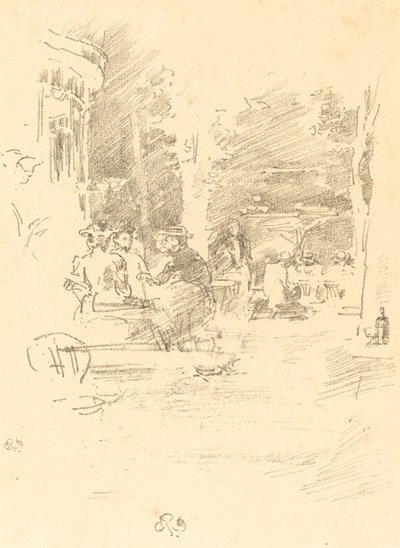 A Little Café au Bois alkotó: James Abbott McNeill Whistler