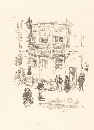 A menedzser ablaka, Gaiety Színház alkotó: James Abbott McNeill Whistler