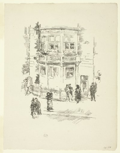 Az igazgató ablaka, Gaiety Színház alkotó: James McNeill Whistler