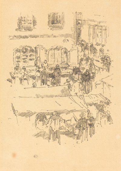 A piactér, Vitre alkotó: James Abbott McNeill Whistler