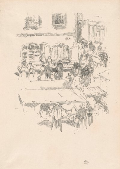 A piactér, Vitre alkotó: James McNeill Whistler