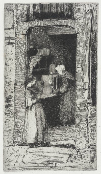 A mustárkereskedő alkotó: James McNeill Whistler