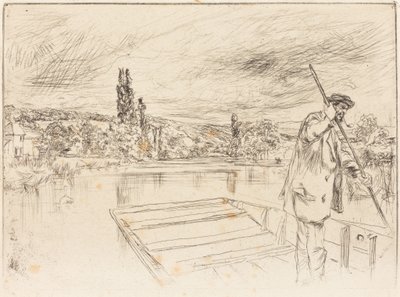 A lapos fenekű csónak alkotó: James McNeill Whistler