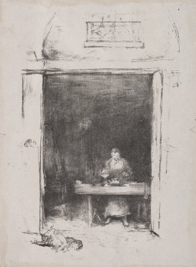 A kovács: Passage du Dragon alkotó: James McNeill Whistler